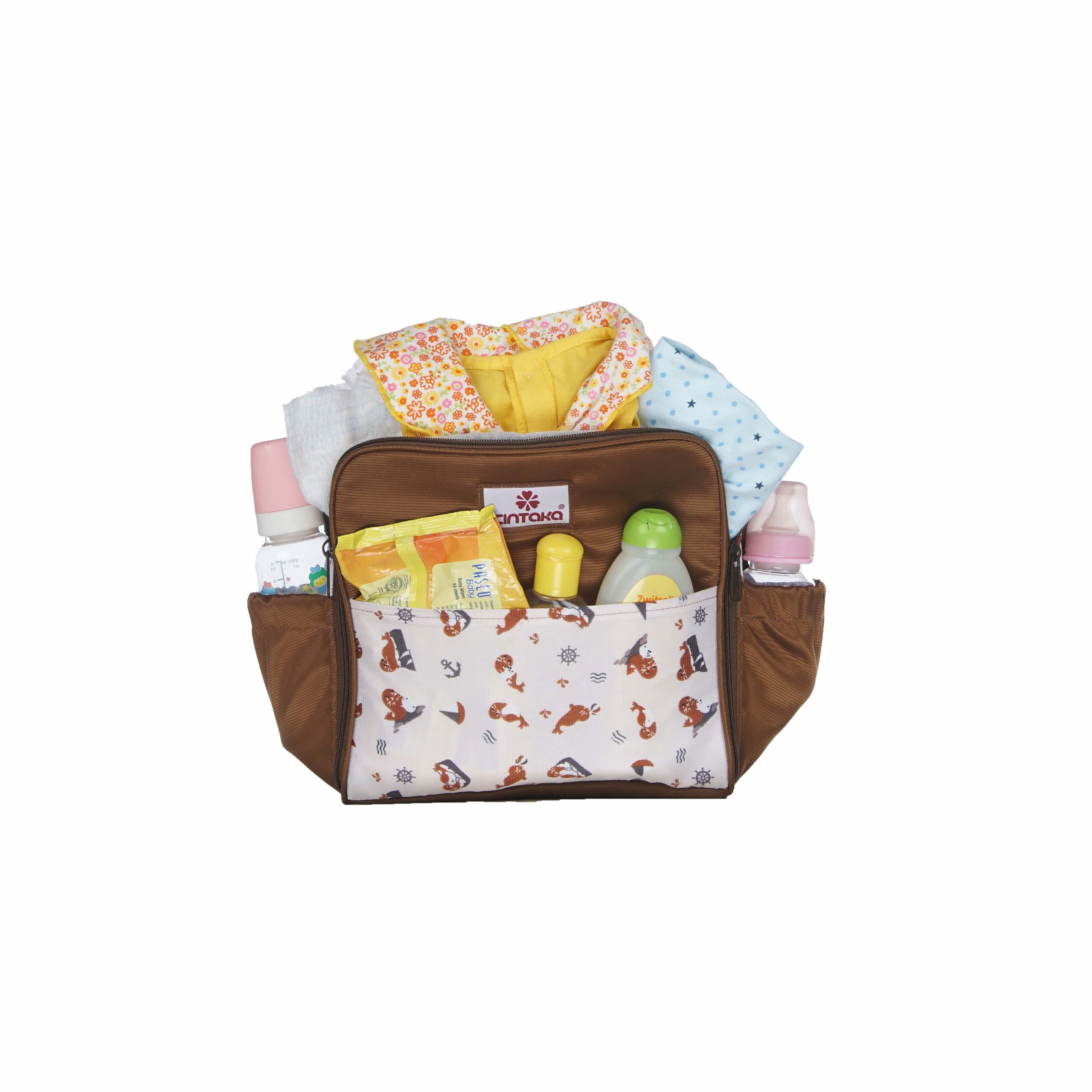 Cintaka Tas Bayi Kecil Seri Seal Saku Print - Gambar 3
