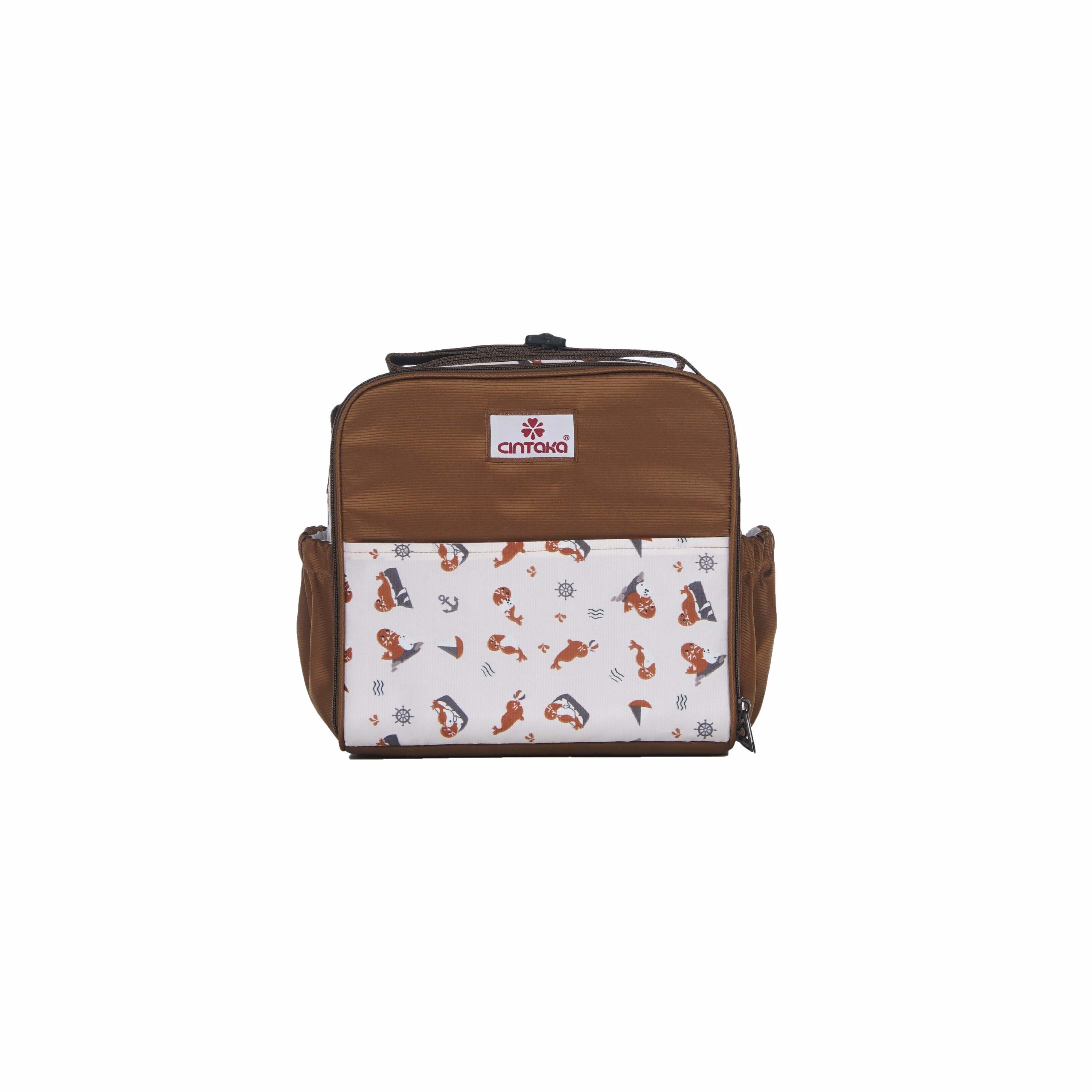 Cintaka Tas Bayi Kecil Seri Seal Saku Print - Gambar 4