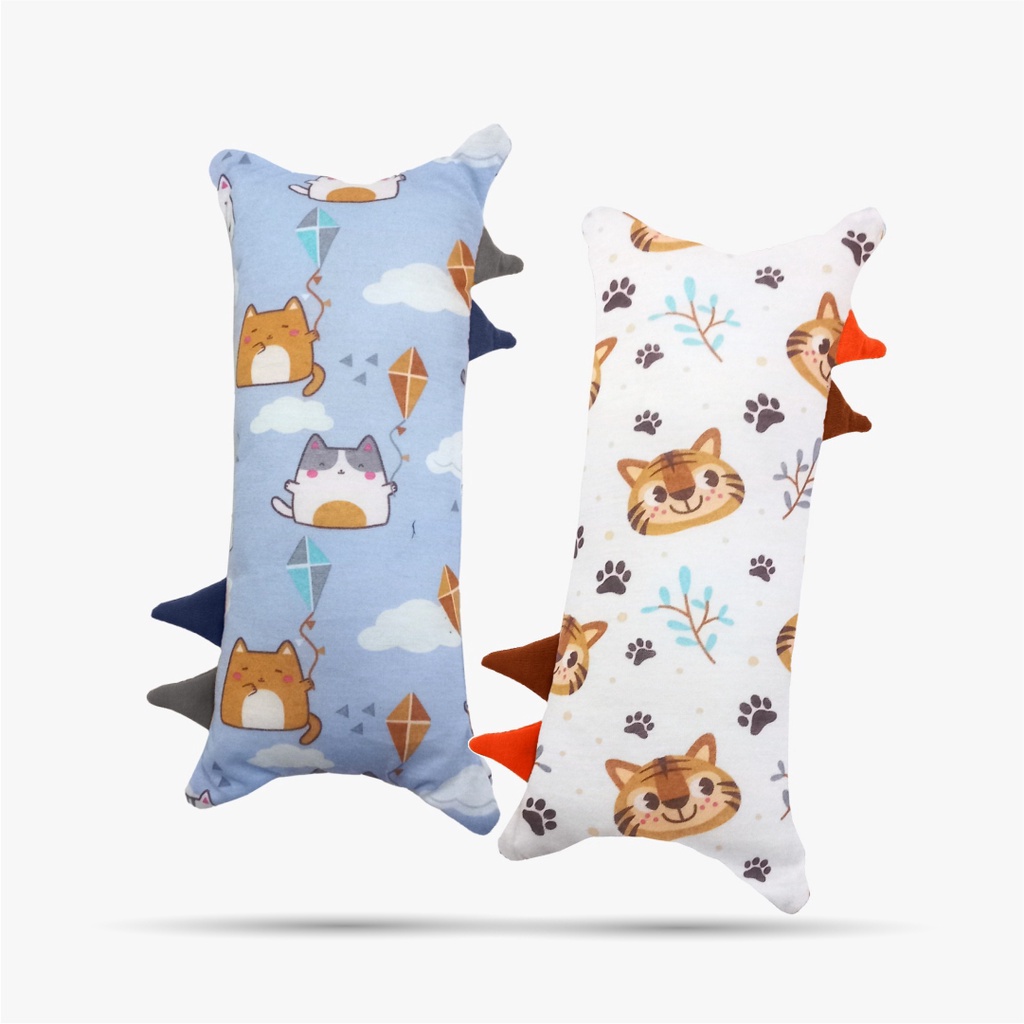 Cintaka Bantal Newborn Print Motif Cute Cat atau Tiger