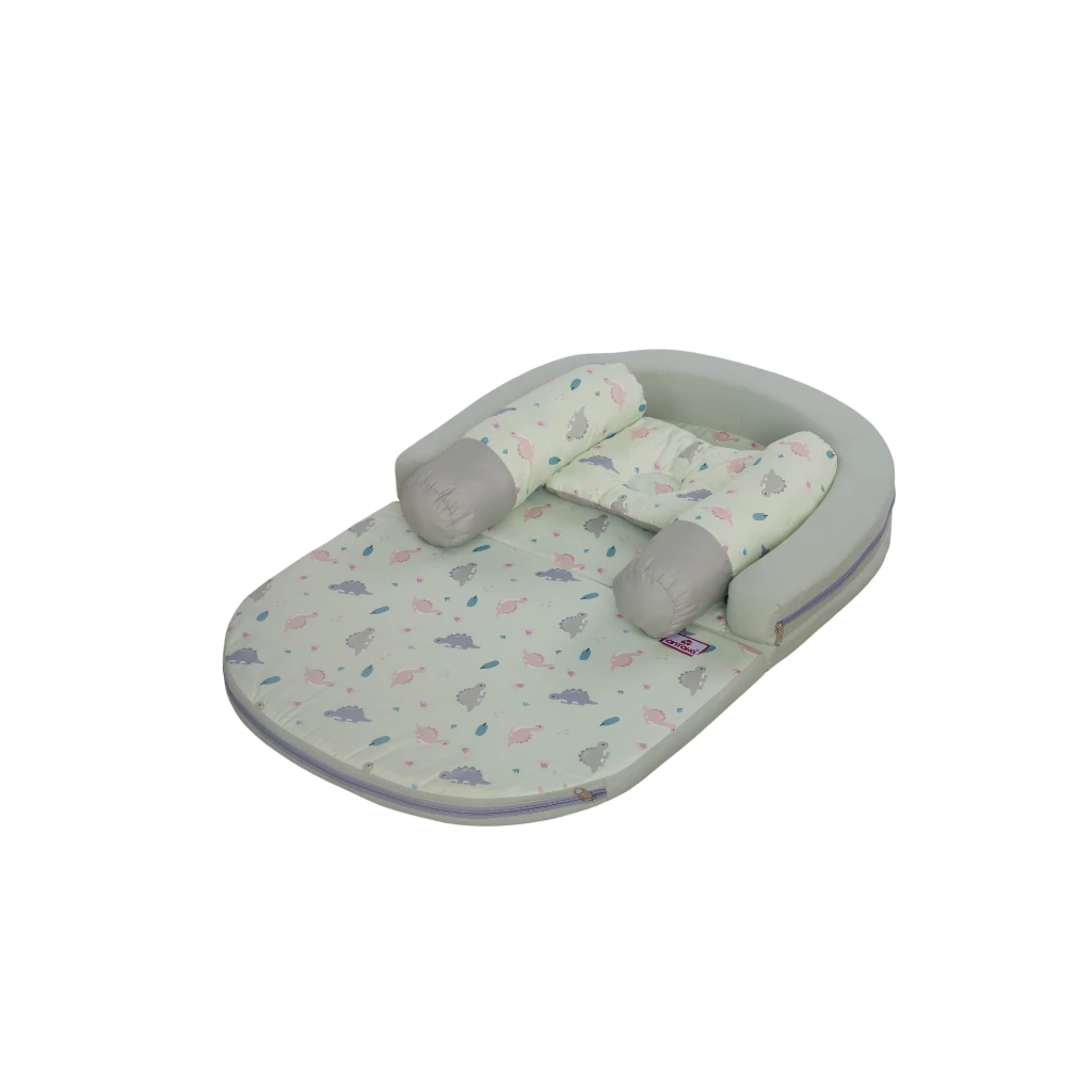 Cintaka Kasur Bayi Lipat Bumper Dan Kelambu Little Dino Series - Gambar 2