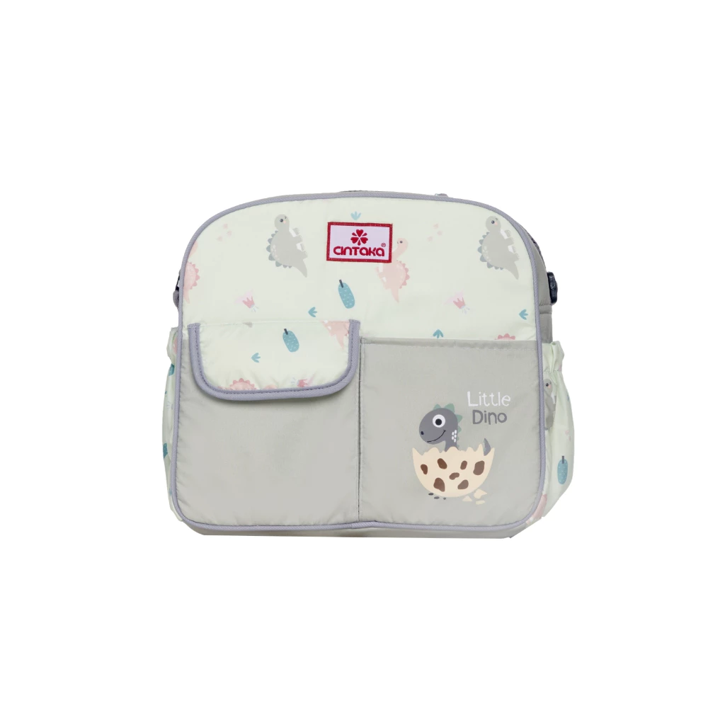 Cintaka Tas Bayi Medium Saku Print Little Dino Series - Gambar 2